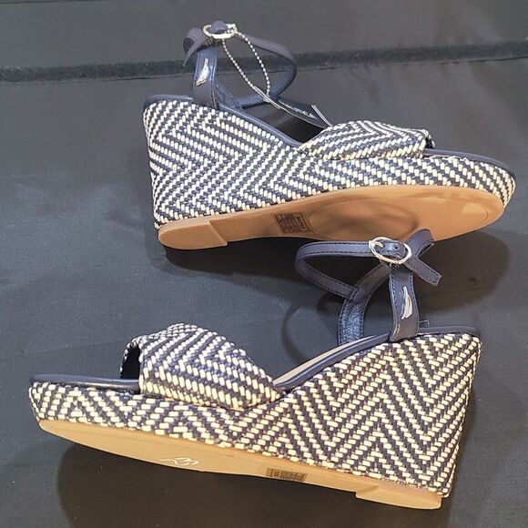 BRAND NEW NAUTICA OPEN TOE HIGH HEEL WEDGE SANDAL - Picture 13 of 15